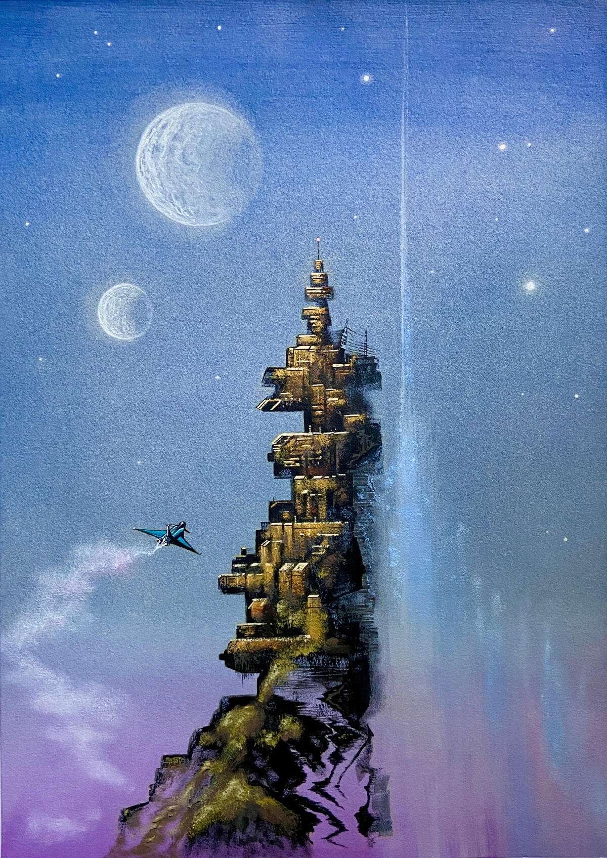 Exile 20 ¾” X 14 ⅞ ” casein and gouache on cotton paper
